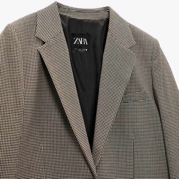 Zara Checkered Blazer - Picture 3 of 7